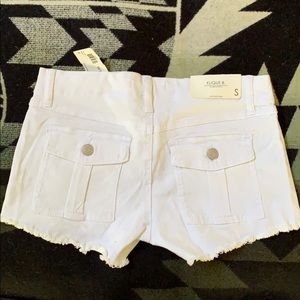 Klique B. White Jean Shorts Small NWT